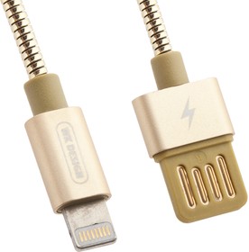 Фото 1/2 USB кабель WK Alloy WDC-039 для Apple 8 pin золотой