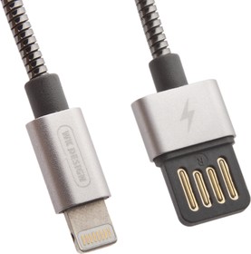 Фото 1/2 USB кабель WK Alloy WDC-039 для Apple 8 pin черный