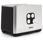 Тостер TEFAL TT420D30, 900 Вт, 2 тоста, 7 режимов, сталь, серебристый, 8000035884