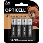 5051001, Батарейка OPTICELL Basic AA 4шт/уп