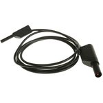 975163100, 10A, 1000V ac/dc, Black, 1m Lead Length