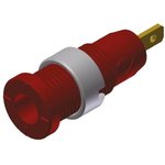 975455701, Red Female Banana Socket, 2mm Connector, Tab Termination, 10A ...