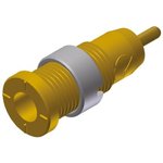 975459703, Yellow Female Banana Socket, 2mm Connector, Solder Termination, 10A ...