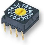 DRS 3016, Switch DIP N.O./N.C. SP16T 16 Flush Screwdriver 0.03A 15VDC PC Pins 20000Cycles Thru-Hole