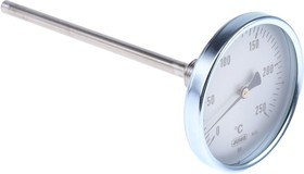 Фото 1/4 608001/0110-834-841- 10-104-26-26-200/000, Immersion Dial Thermometer 0 +250 °C, 608001/0110-834-841- 10-104-26-26-200/000
