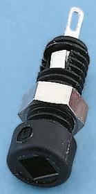 Фото 1/2 Green Female Banana Socket, 2mm Connector, Solder Termination, 6A, 60V dc, Nickel, Tin