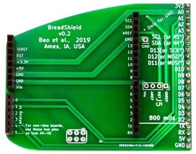 CS-BREADSHIELD-02, Crowd Supply Accessories PCB board Breadshield boardkit