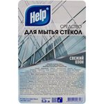 1-0343, Средство для стекол и зеркал HELP Свежий озон 5л ПЭТ
