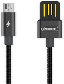 Фото 1/2 USB кабель REMAX Tinned Copper Series Cable RC-080m Micro USB черный