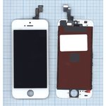 Дисплей (экран) в сборе с тачскрином для iPhone 5S/SE (Foxconn) белый