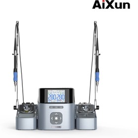 Двухканальная паяльная станция AiXun T420D (245+210) | купить в розницу и оптом