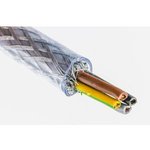 1964723, Multicore Cable, SY Steel Shield, PVC, 4x 1.5mm², 50m, Transparent