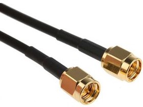 5260409, RF Cable Assembly, SMA Male Straight - SMA Male Straight, 520mm, Black