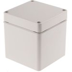 03225000, Euromas Series Grey ABS Enclosure, IP66, Flanged, Grey Lid, 82 x 80 x 85mm