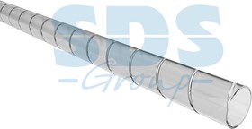 Фото 1/2 07-7006, Кабельный спиральный бандаж, диаметр 6 мм, длина 2 м (SWB-06), прозрачный