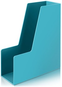 Фото 1/5 Лоток вертикальный Deli ENS022BLUE Nusign для бумаг A4 синий пластик