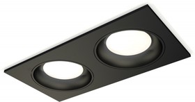 Фото 1/2 Ambrella Комплект встраиваемого светильника XC7636060 SBK черный песок MR16 GU5.3 (C7636, N7021)