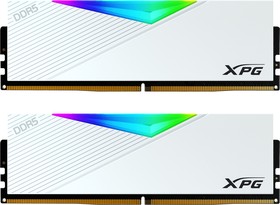 Фото 1/4 Оперативная память 64Gb DDR5 6400MHz ADATA XPG Lancer RGB (AX5U6400C3232G-DCLARWH) (2x32Gb KIT)
