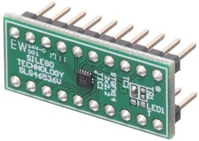 SLG46536V-DIP, Programmable Logic IC Development Tools 20-DIP Proto Board for use w/ SLG4DVK1