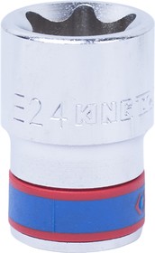 437524M, KING TONY Головка торцевая TORX Е-стандарт 1/2", E24, L = 39 мм