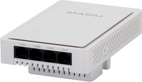 Беспроводная точка доступа Maipu IAP300-815-PE V3,wall mount Wi-Fi6 802.11b/g/n/ac/ax, Dual frequency, Dual mode,1.8Gbps, 2*2 MIMO, 5*1000M,