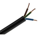 9028290, Mains Cable 3x 2.5mm² Copper Unshielded 1kV 50m Black
