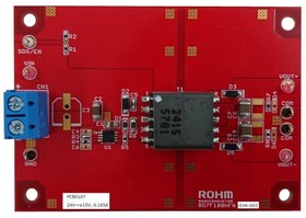 Фото 1/2 BD7F100HFN-EVK-003, Evaluation Board, BD7F100HFN DC/DC Converter, Isolated, 24V In, ±15V Out, 165mA