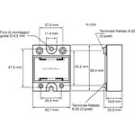 D2475PG, Sensata Crydom 1 240 VAC Series Solid State Relay, 75 A Load ...