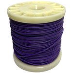 Провод гибкий медный луженый AWG 22 (0,35 мм кв) фиолетовый 100 м