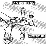 MZD-GHUPR, MZD-GHUPR_отбойник амортизатора заднего!\ Mazda 6/Anteza 05-13