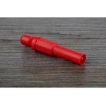 454277, Banana Plug, Shrouded, 1kV, 10A, Red, Soldering, Pack of 5 pieces