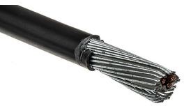 1964715, Mains Cable 3x 2.5mm² Annealed Copper SY Steel Shield 1kV 50m Black
