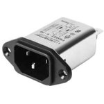 FN9222SR-6-06, Filtered IEC Power Entry Module, IEC C14, General Purpose, 6 А ...
