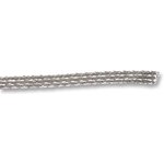 1233/2 SV005, Expandable Braided Copper Silver Cable Sleeve, 30m Length ...
