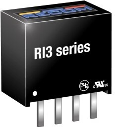 Фото 1/2 RI3-0512S, Isolated DC/DC Converters - Through Hole 3W 5Vin 12Vout 250mA
