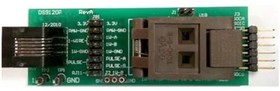 DS9120P+, Sockets & Adapters TSOC Socket Boards for Evaluating 1-Wire Devices