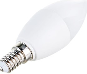 Фото 1/2 Лампа светодиодная E14 OSRAM LED Base B, 550лм, 6.5Вт, 3000К, теплый свет, матовая, Свеча, 1 шт