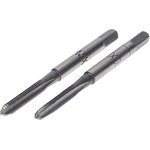 ER-00305M, Метчик М03x0.5мм комплект 2шт. в пластиковом футляре ЭВРИКА