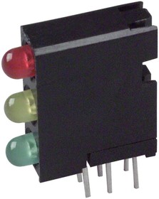 564-0100-132F, PCB LED G 565nm, R 635nm, Y 585nm 3 mm Green / Red / Yellow