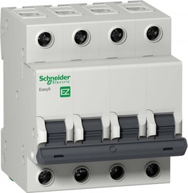 Фото 1/2 Schneider Electric EASY 9 Автоматический выключатель 4P 10A (C)