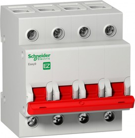Schneider Electric EASY 9 Выключатель нагрузки 4P 40А