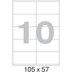 Этикетки самокл. ProMEGA Label BASIC 105х57 мм / 10 шт. на листе А4(100л