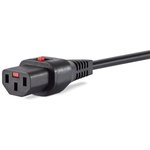 IL13-UK1-H05-3100-200, AC Power Cords LCK PLG BS1363 RA CABLE TYPE H05VV-F