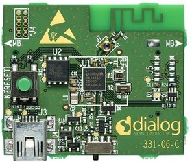 DA14699-00HRDB-P, Daughter Cards & OEM Boards Bluetooth Low Energy DA14699 VFBGA100 daughterboard for the DA14695DEVKT-P Pro motherboard