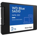 SSD накопитель WD Blue SA510 WDS200T3B0A 2ТБ, 2.5", SATA III, SATA