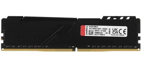 Kingston DDR4 DIMM 16GB KF432C16BB/16 PC4-25600, 3200MHz, CL16
