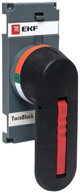Фото 1/7 Рукоятка управления для прямой установки на рубильники TwinBlock 315-400А PROxima EKF tb-315-400-fh