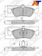 Колодки тормозные (Сзади) Mercedes-Benz Sprinter 95-06 / Sprinter classic RUS 13-18