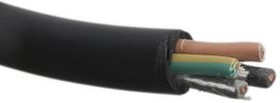 7739073, Mains Cable 4x 4mm² Copper Unshielded 750V 50m Black