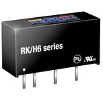 RK-1512S/H6, Isolated DC/DC Converters - Through Hole 1W 15Vin 12Vout 84mA SIP7